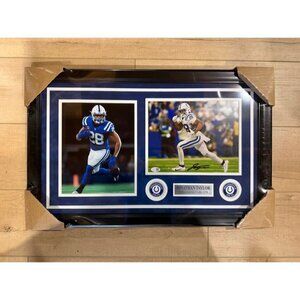 Jonathan Taylor signed autographed Indianapolis Colts 8x10 Photo Framed JSA
